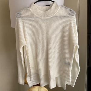 Lightweight mock neck sweater